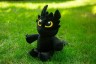 Мягкая игрушка "Беззубик" с желтыми глазами, 50 см