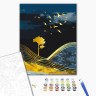 Картина по номерам ""Природа ночи" с золотой краской ★★★