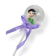 Светящаяся палочка с куклой (фиолетовая)