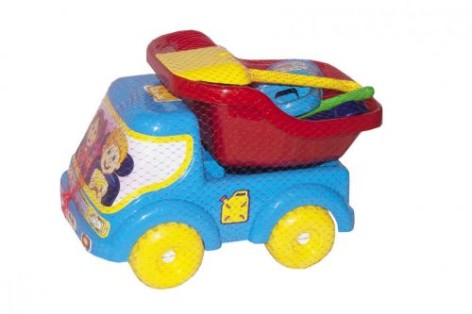 Машинка самоскид №3 червоний