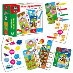 Игра с прищепками "Маленький логик" (рус)