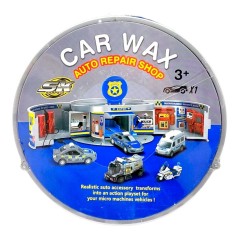 Паркинг "Автомастерская" с металлической машинкой (КОМАНДА ПОЛИЦЕЙСКИХ)