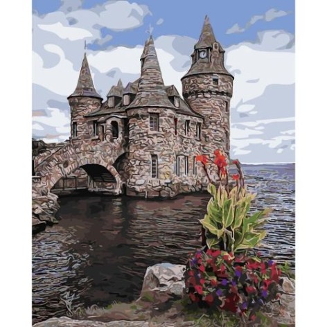Картина за номерами "Замок на воді"