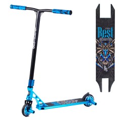 Самокат трюковый "Best Scooter Паук" (голубой)