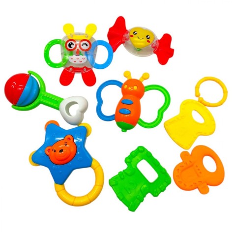 Набір брязкалець, 9 шт у пакеті