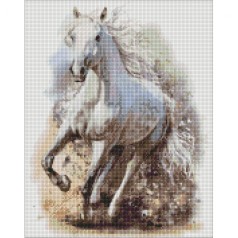 Алмазная мозаика "Изящная мощь" 40х50 см