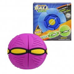 Мяч-трансформер  "Flat Ball Disc: Мячик-фрисби", розовый