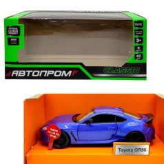 Машинка металева "Автопром: Toyota GR86" (СИНЯ)