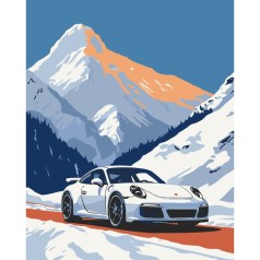 Картина по номерам "Porsche 911" 40х50 см