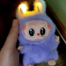 Лабубу с LED подсветкой, музыкальные (без упаковки) 16 см.