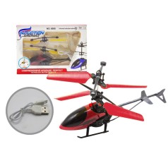 Вертолет индукционной, красный