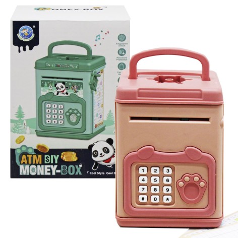 Сейф-копилка "Money Box" (розовый )