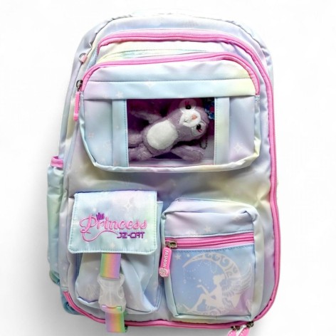 Рюкзак школьный 30×46×17 см (ГОЛУБОЙ)