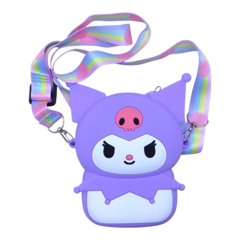 Сумочка силіконова аніме Kuromi бузковий