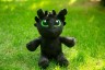 Мягкая игрушка "Беззубик" с зелеными глазами, 50 см