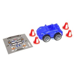 Игрушка-конструктор  "Автоклуб", 18 деталей (синий)