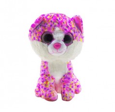 Мягкая игрушка "Глазастик: Леопард", 15 см (розовый)