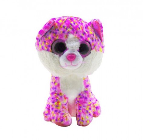 М'яка іграшка "Очі: Леопард", 15 см (рожевий)