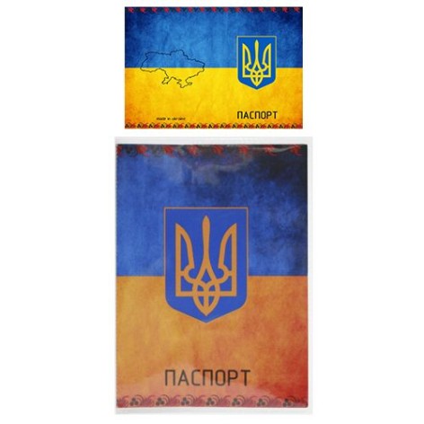 Обкладинка на паспорт "Україна з карткою"