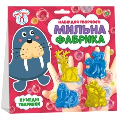 Набор для творчества "Мыльная фабрика: Забавные животные" (укр)