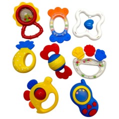 Набір брязкалець, 8 шт у пакеті