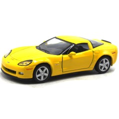 Машинка металлическая "Chevrolet Corvette Z06 2007", желтый