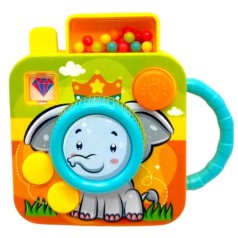 Брязкальце "Фотоапарат" (БІРЮЗОВЕ)