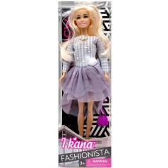 Кукла "Fashionista" 28 см (Серый)