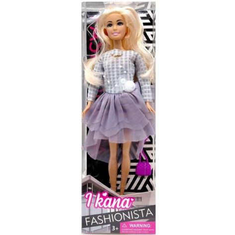 Кукла "Fashionista" 28 см (Серый)