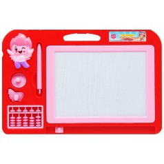 Дощечка для рисования с печатками, красная