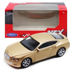Машина металл 1:43 BENTLEY CONTINENTAL GT бронзовая