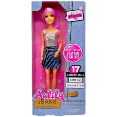 Лялька, серия jeans "Anlily" (обувь и платье)