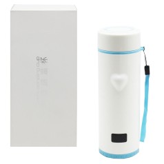 Термос "Heart Sensing Cup LED" 360 мл (голубой)