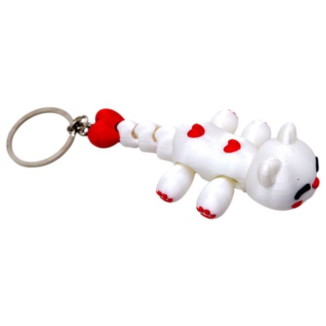 Брелок 3d печать "Valentines Cat"