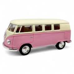 Машинка металлическая "Автобус VOLKSWAGEN CLASSICAL BUS" (РОЗОВЫЙ)