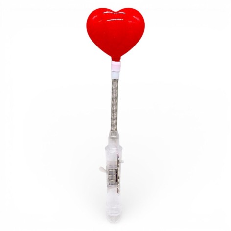 Игрушка со светом "Сердце" 25,5 см (КРАСНОЕ)