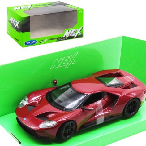Машинка металева "Ford GT", червона