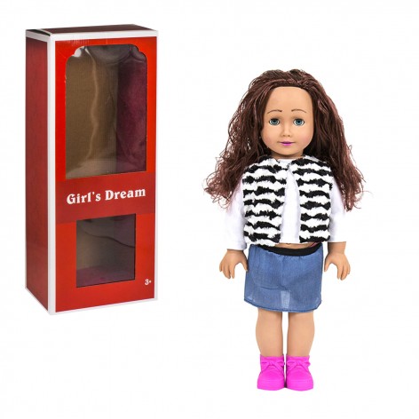 Кукла "Girl's Dream", 45 см (в шубке)