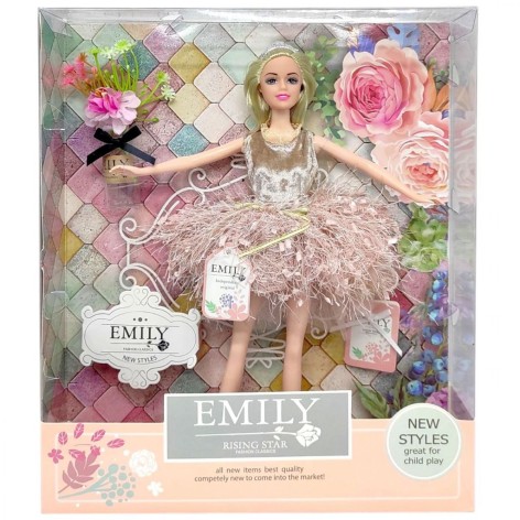 Лялька "Emily" висота 30 см, в коробці