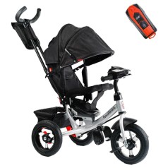 Велосипед 3-х кол. 3390 / 14-622 Best Trike (1) НАДУВНІ КОЛЕСА d=29см. переднє, d = 26см. задні, ФАРА З USB, пульт