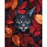 Картина по номерам "Осенняя рысь" 40x50 см