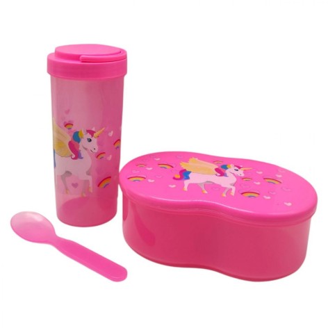 Набір посуду (Ланч бокс + пляшка)