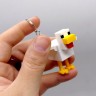 3D Брелоки MINECRAFT / МАЙНКРАФТ CHICKEN/ КУРКА KEYCHAIN, 3D печать