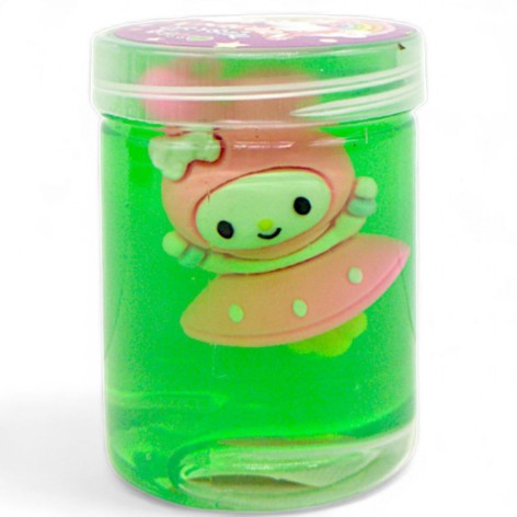 Слайм-лизун в баночке "Sanrio", зеленый