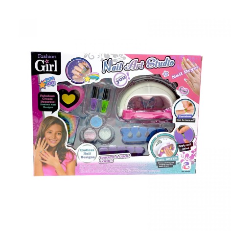 Набор для маникюра с лампой батар.кор.36,5*8,5*27