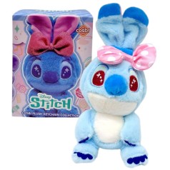 Мягкая игрушка-брелок, герой-сюрприз "Стич / Stitch", высота: 19 см, игрушка-сюрприз, металлическое кольцо, в пакете, в коробке