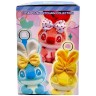 Мягкая игрушка-брелок, герой-сюрприз "Стич / Stitch", высота: 19 см, игрушка-сюрприз, металлическое кольцо, в пакете, в коробке