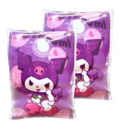 Нарукавники для плавання Аніме Sanrio Kuromi 13 см, розмір S  бузковий