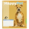 Тетрадь ЦВЕТНАЯ на 18 листов КЛЕТКА "HAPPY PET" (20 ШТ)
