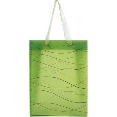 Пакет пластиковый подарочный 25х19см, Waves-3.